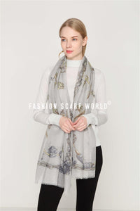 Charm Bracelet Print Scarf - Fashion Scarf World