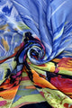 Impressionist Art Street Painting Silk Scarf