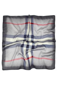 Check Print Square Neckerchief - Fashion Scarf World