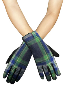 Traditional Tartan Touchscreen Gloves