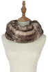 Snakeskin Print Faux Fur Soft Snood