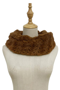 Plain Cosy Faux Fur Snood