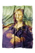 Leonardo Da Vinci Mona Lisa Print Silk Scarf