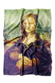 Leonardo Da Vinci Mona Lisa Print Silk Scarf - Fashion Scarf World