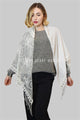 Trapezoid Butterfly Lace Tassel Scarf - Fashion Scarf World