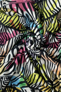 Colourful Zebra Print Snood