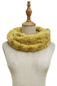 Plain Cosy Faux Fur Snood