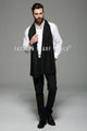 Dot, Tartan & Hounds - tooth Print Frayed Men Scarf - Fashion Scarf World