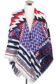 Bold Zigzag Print Blanket Wrap - Fashion Scarf World