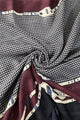 Chain Framed Border Print Scarf
