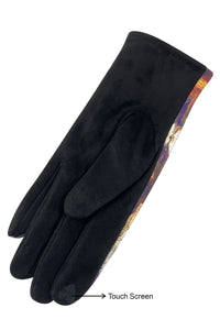 Colourful Painting Postmodern Art Touchscreen Gloves