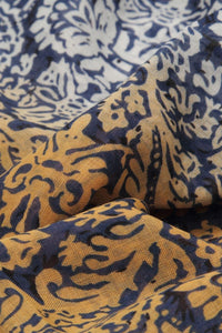 Damask Floral Print Scarf - Fashion Scarf World