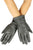 Cross Stitch Detail Leather Gloves - Fashion Scarf World