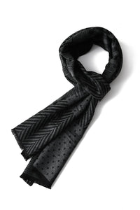 Zigzag Multi Check Frayed Unisex Scarf - Fashion Scarf World