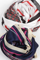 Crosshatched Handbag Print Silk Scarf - Fashion Scarf World